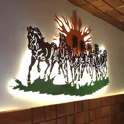 Laser Cut Metal Wall Art